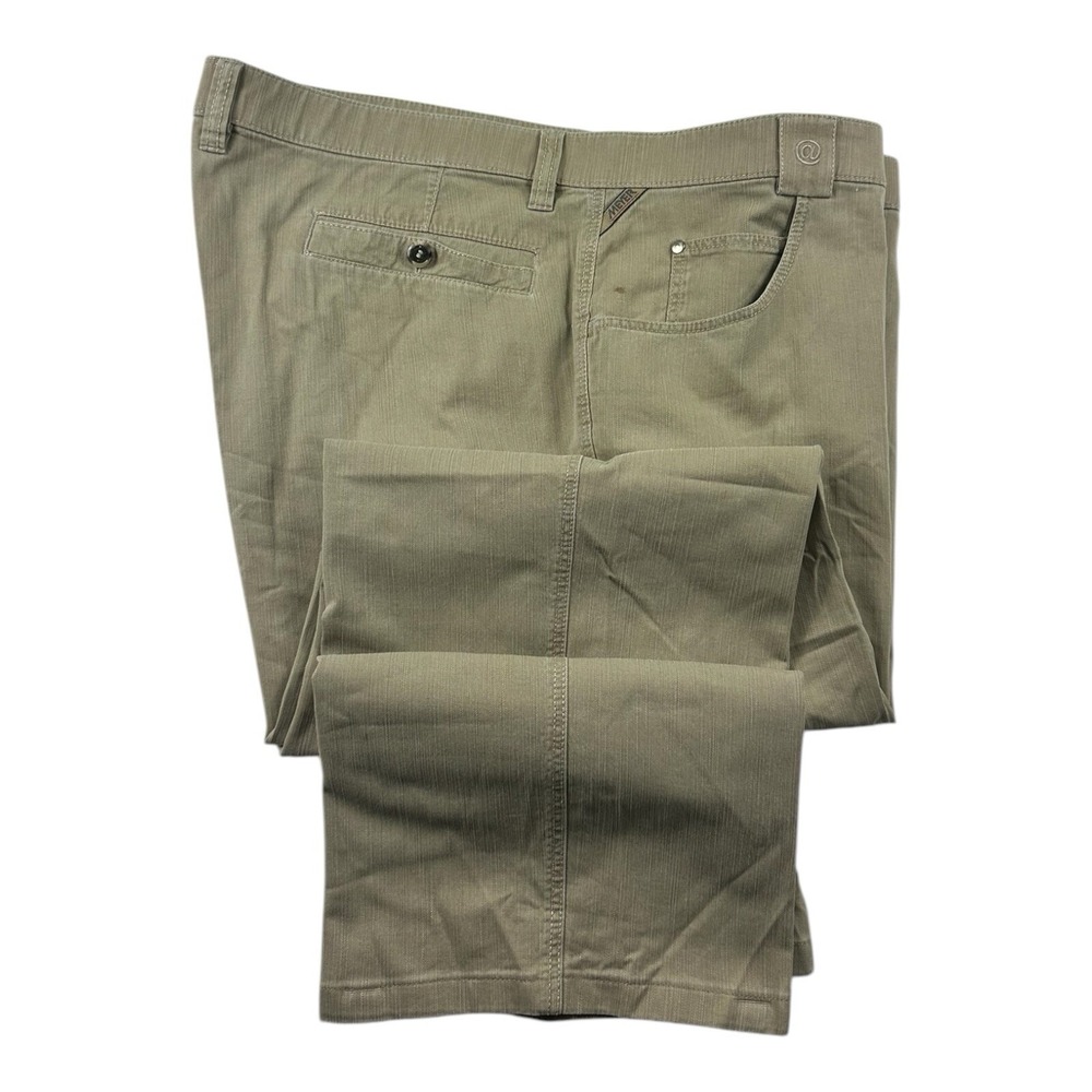 Meyer Sport Tan Cotton Blend Flat Front Chino Pant Size 46x29